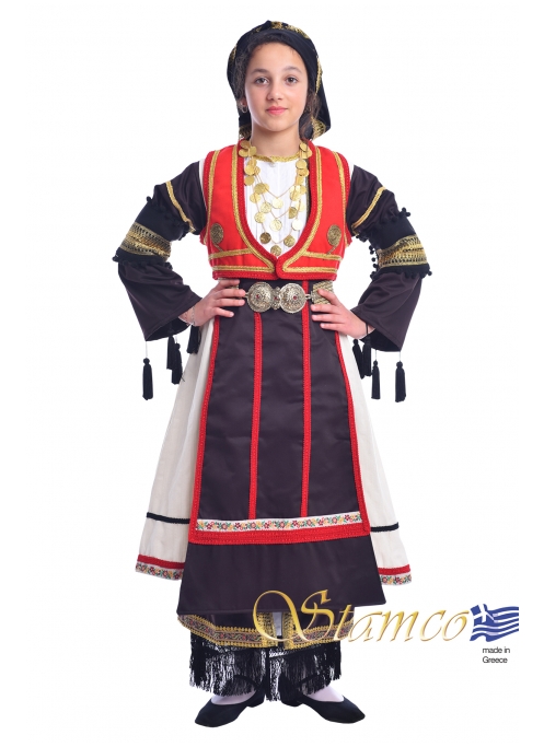 Karagouna Girl Traditional Dress : foresia.com